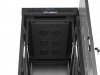 Lanberg Szafa instalacyjna rack stojąca 19 cali 32U 600x1000 drzwi przeszklone LCD czarna (Flat pack)